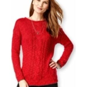 🌹American Living sweater size S & M rich red